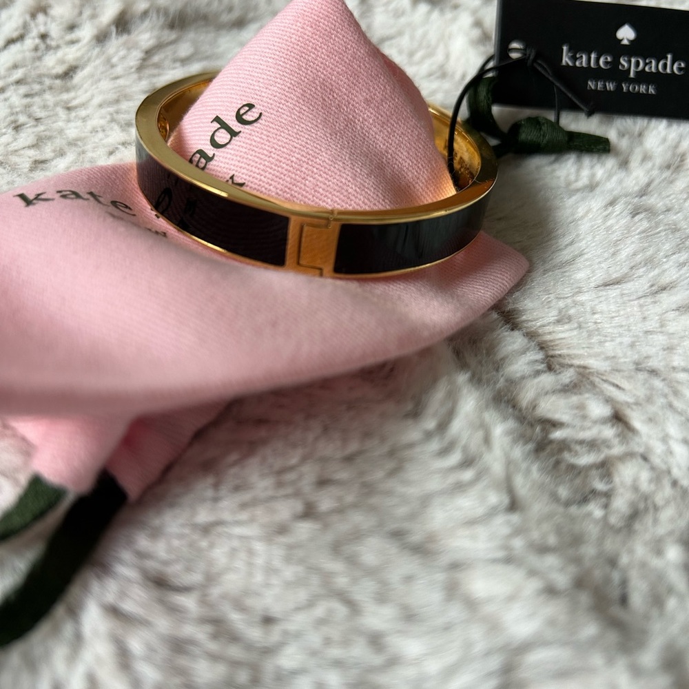 Kate Spade Gold Flake Bangle Bracelet - Picture 6 of 7